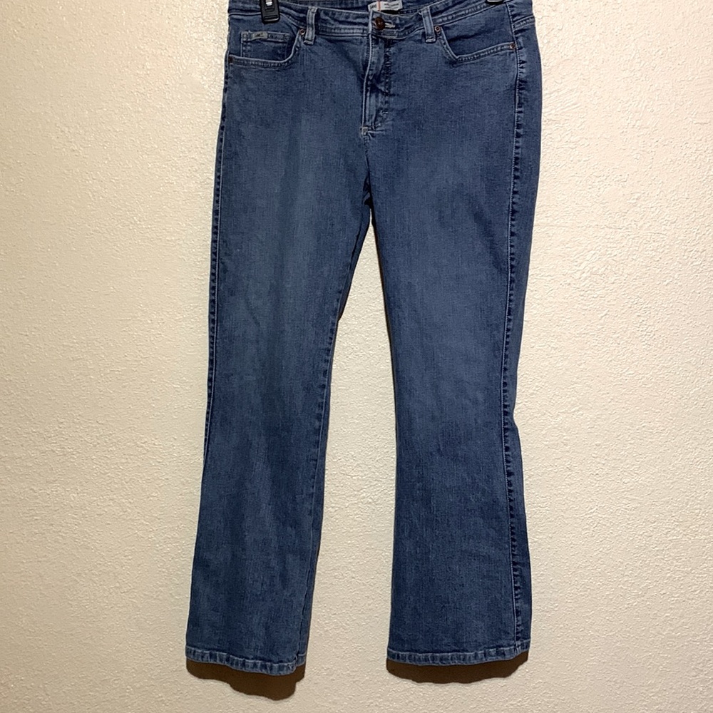 Lee Jeans Pants Blue Mid Rise Bootcut 16M